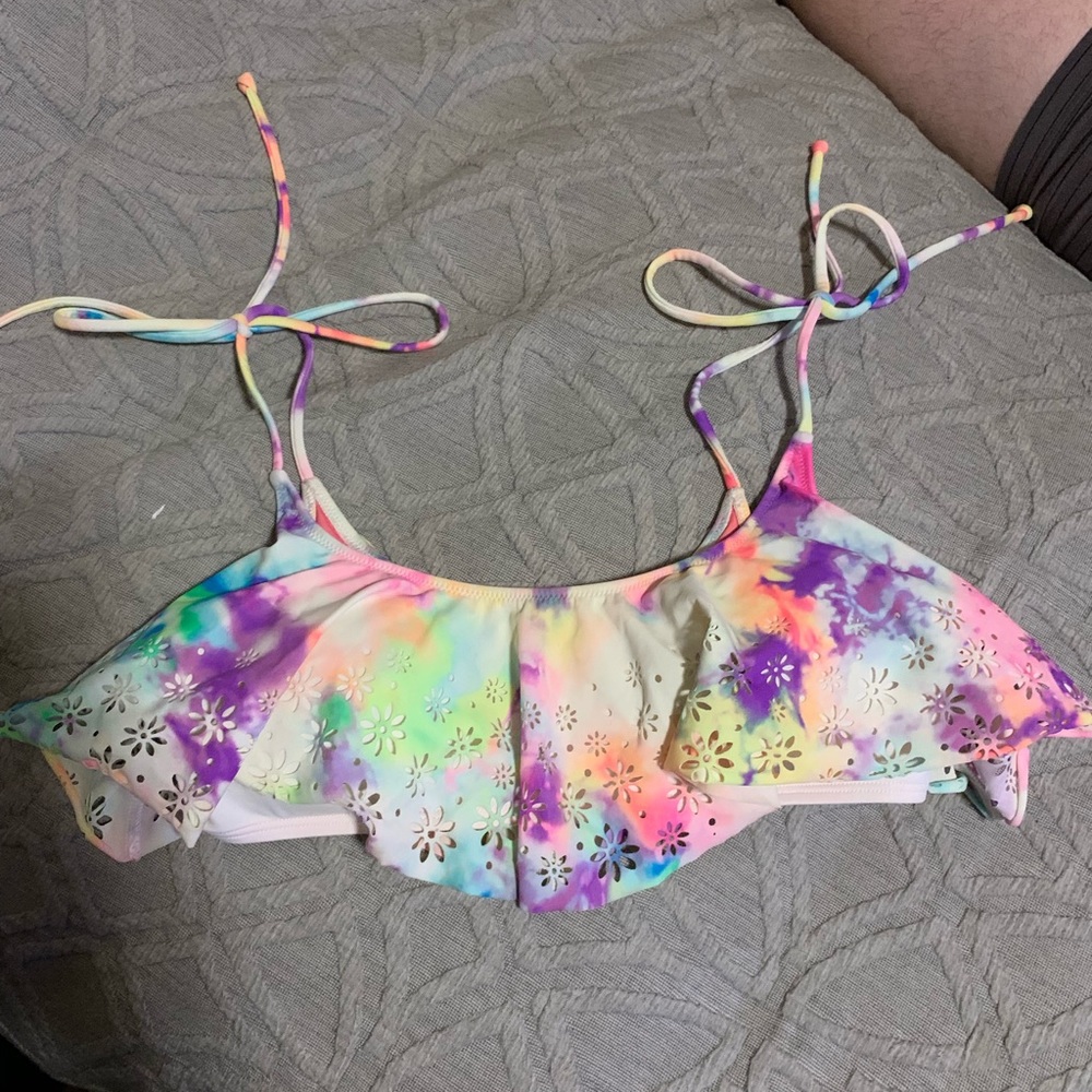 Tye dye bikini top